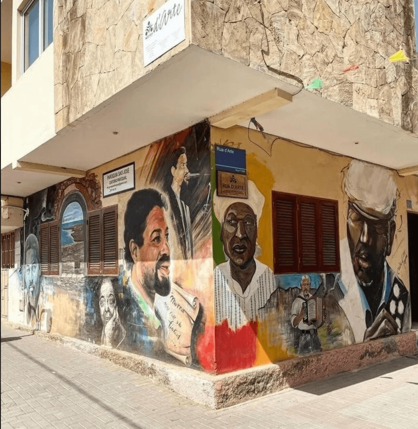 Rua de arte - Terra Branca, Praia