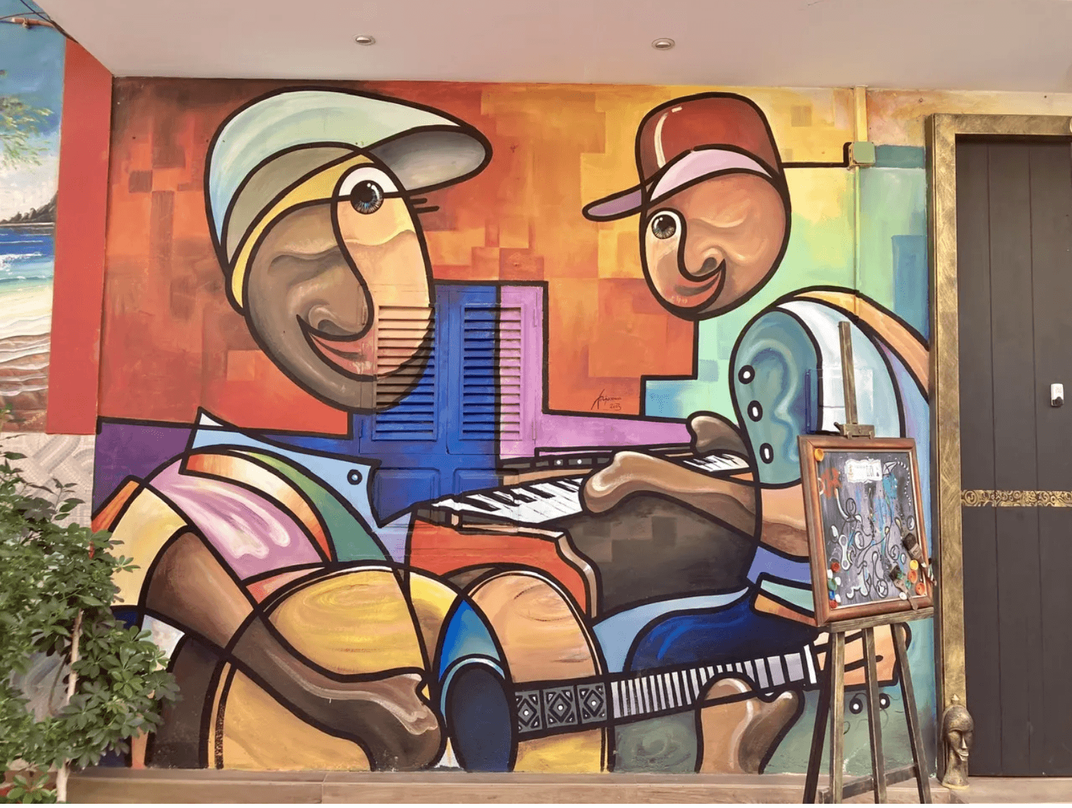 Rua de arte - Terra Branca, Praia