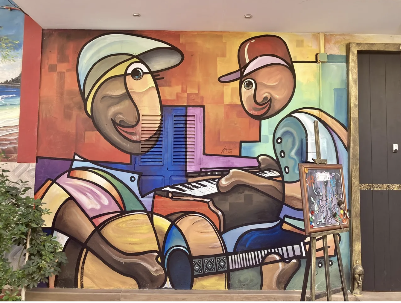 Rua de arte - Terra Branca, Praia